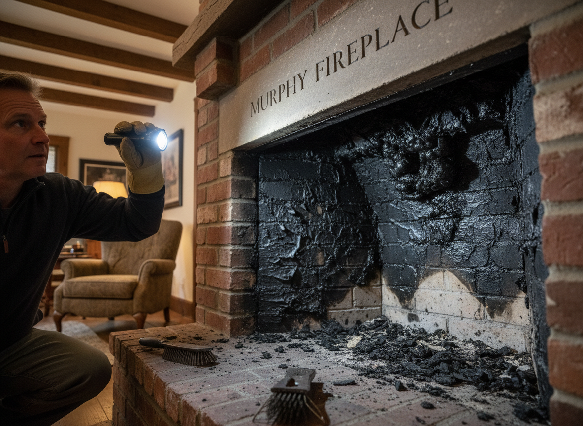 How to Spot Creosote Buildup in Your Murphy Fireplace