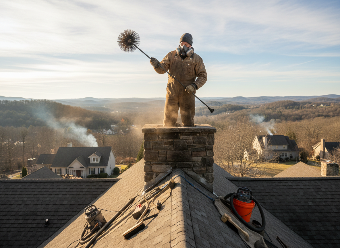 chimney cleaning service in Murphy