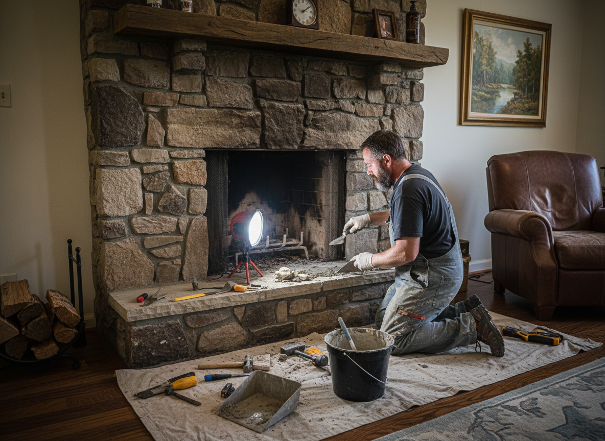 fireplace repair in Murphy