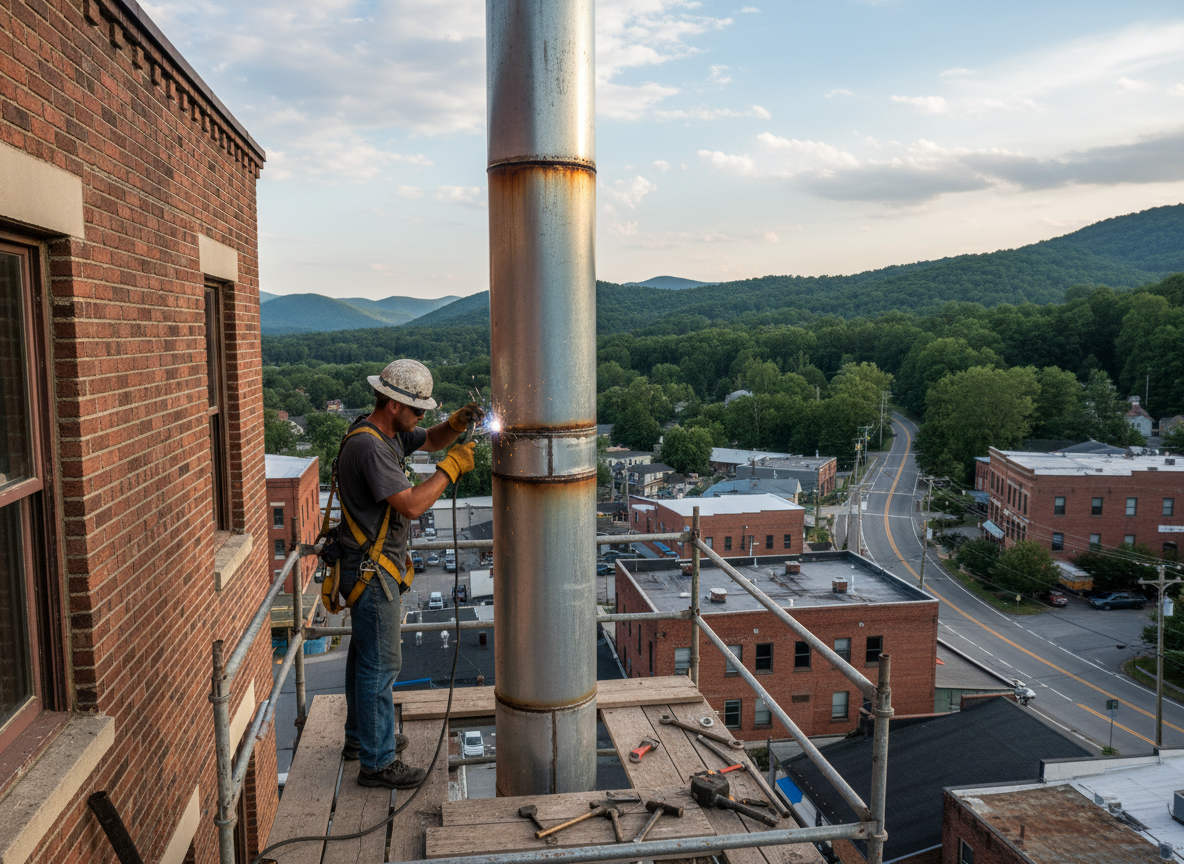 metal chimney repair in Murphy
