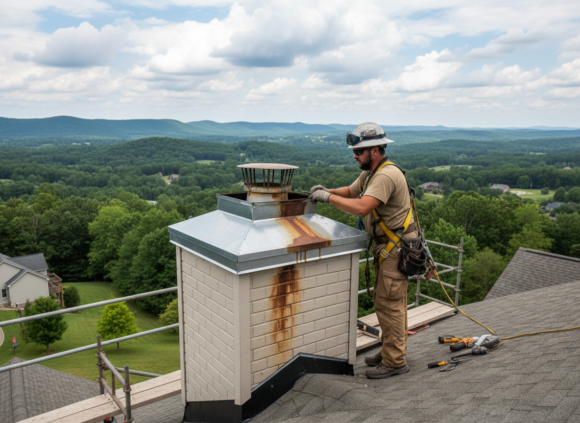 prefabricated chimney repair in Murphy